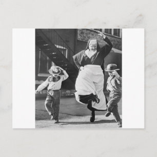 Dansa den away dagen vykort