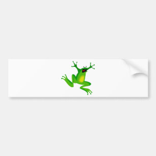 dansa den gröna grodan bildekal