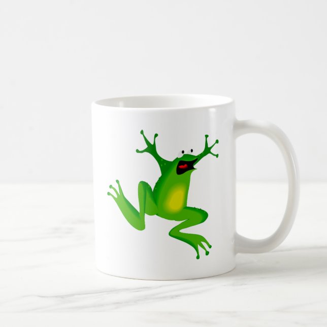 dansa den gröna grodan kaffemugg (Höger)