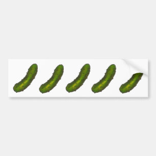 Dansa Dills Dill Pickle Pickles Bumper Sticker Bildekal