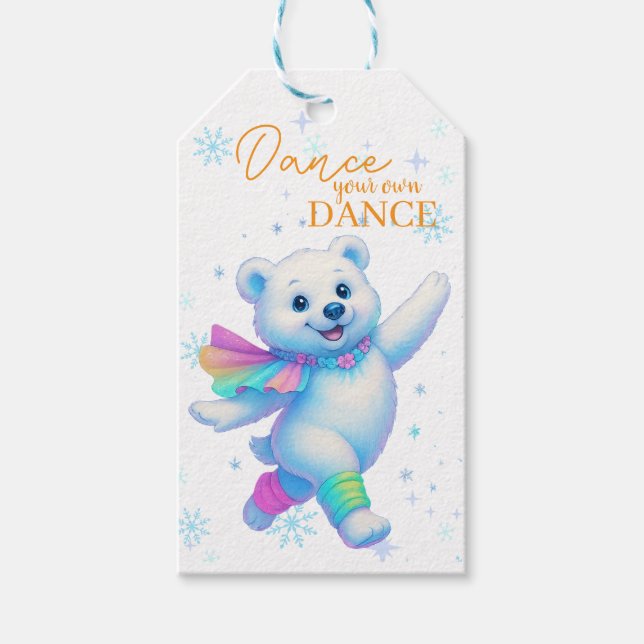 Dansa Din Egen Dans Canvas Konst  Presentetikett (Framsidan)