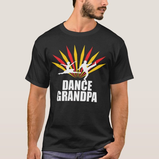 Dansa Farfar Stolt Recital Pappa T-Shirt (Framsida)