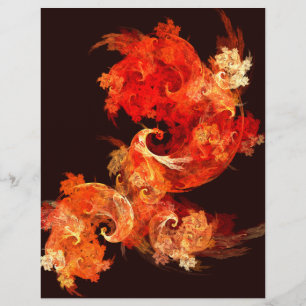 Dansa Firebird Abstrakt Art Flyer