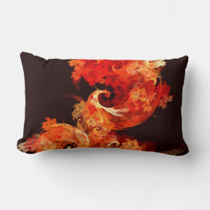 Dansa Firebird Abstrakt Art Lumbar Pillow Lumbarkudde
