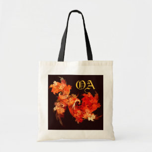 Dansa Firebird Abstrakt Art Monogram Bag Tygkasse