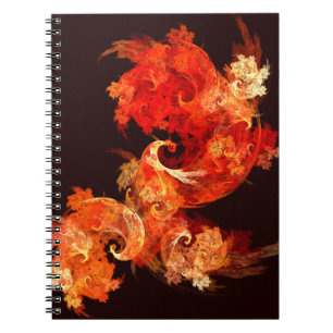 Dansa Firebird Abstrakt Art Notebook Anteckningsbok