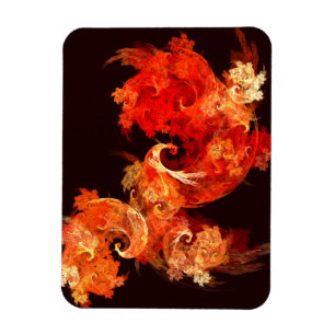 Dansa Firebird Abstrakt Art Premium Magnet
