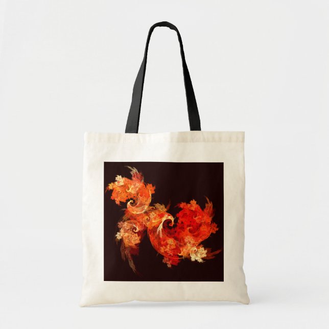 Dansa Firebird Abstrakt Art Tote Bag Tygkasse (Framsidan)