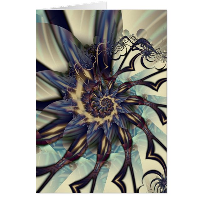 Dansa fjädrar II Hälsningskort (Framsidan)