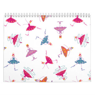 Dansa flickor kalender