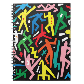 Dansa folk, Doodle satte mönster. Anteckningsbok