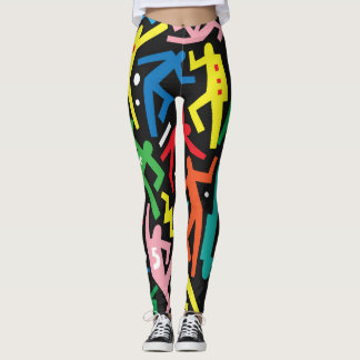 Dansa folk, Doodle satte mönster. Leggings