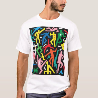 Dansa folk, Doodle satte mönster. T Shirt