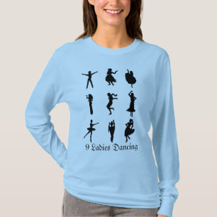 Dansa för 9 damer t-shirt