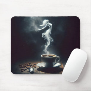 Dansa förångare i kaffe musmatta