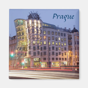 Dansa fotoet för husPrague souvenir Magnet