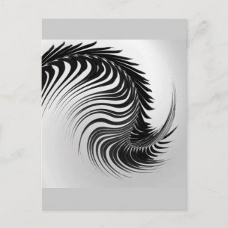 Dansa handflatanlövvykortet vykort