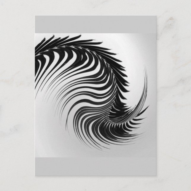 Dansa handflatanlövvykortet vykort (Framsida)