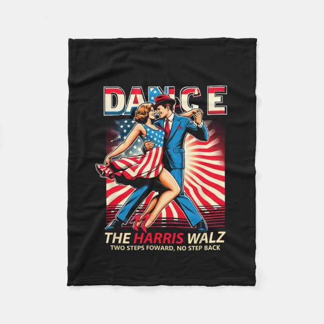 Dansa Harris Wheimer Two Step Framåt inget steg Fleecefilt (Framsidan)