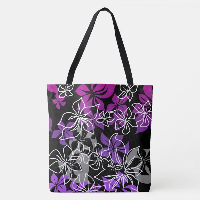 Dansa Hibiscus Hawaiian Blend Beach Bag Tygkasse (Framsida)