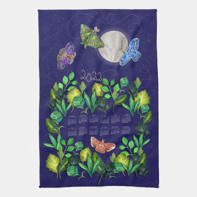 Dansa i Moonlight Calendar Kitchen Towel Kökshandduk (Vertikal)