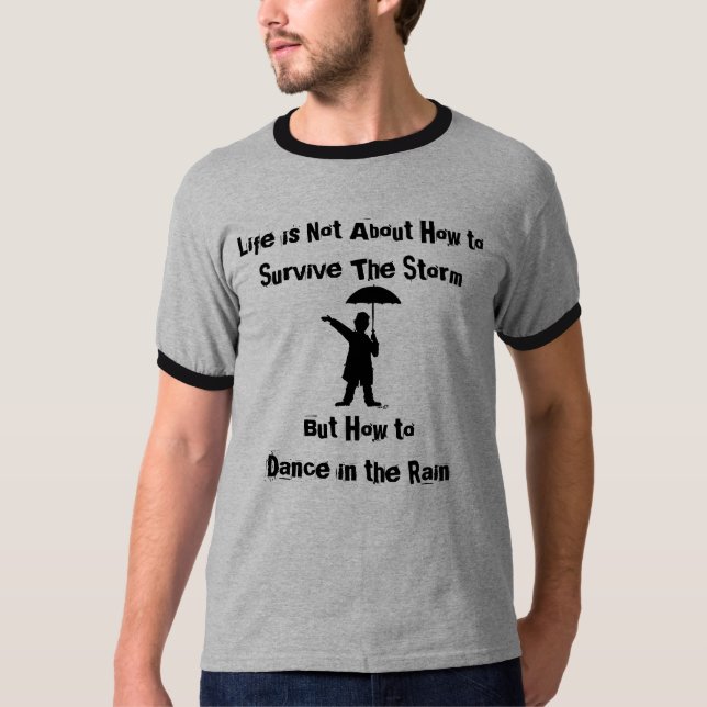 Dansa i regnaT-tröja Tee Shirt (Framsida)