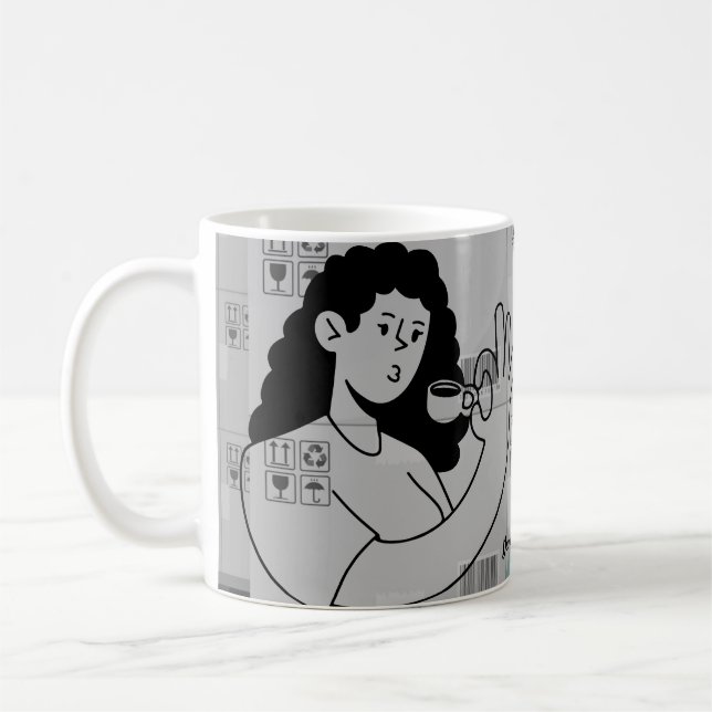 Dansa in i din dag kaffemugg (Vänster)
