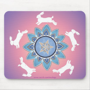 Dansa kaninmandalaen Mousepad (krickan) Musmatta