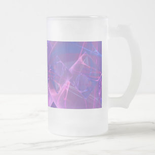 Dansa ljusFractalkonst Frostat Ölglas