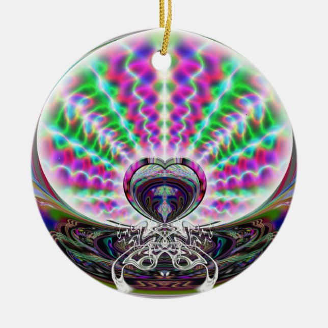 Dansa man- & Scarabprydnaden Julgransprydnad Keramik (Framsidan)