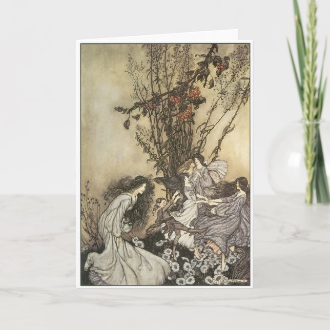 Dansa med älvor kort (Framsida)