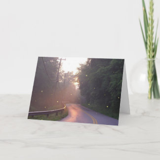 Dansa med Fireflieshälsningkortet Kort