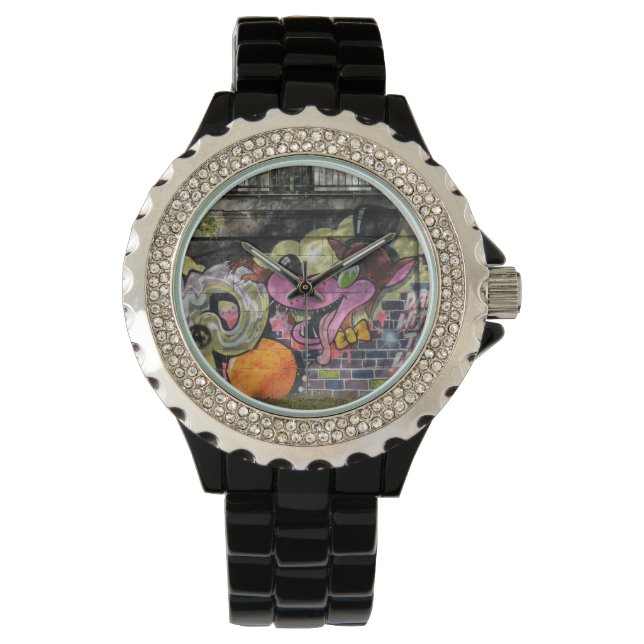Dansa Med Varg Graffiti Armbandsur (Framsida)