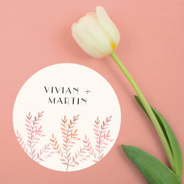 Dansa med vindens viskning runt klistermärke