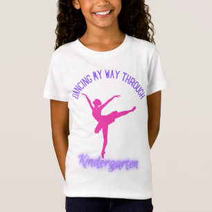 Dansa mig genom Kindergarten Rosas Lila T Shirt
