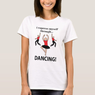 Dansa mig själv genom att dansa t shirt