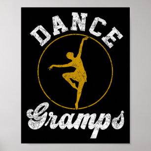 Dansa morfar Dansa älskare Faders dag Poster