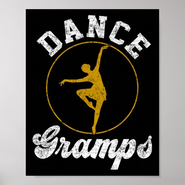 Dansa morfar Dansa älskare Faders dag  Poster (Framsidan)