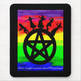 Dansa och vara glatt! musmatta