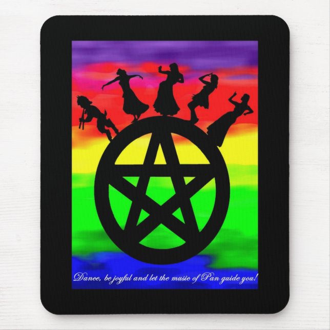 Dansa och vara glatt! musmatta (Framsidan)