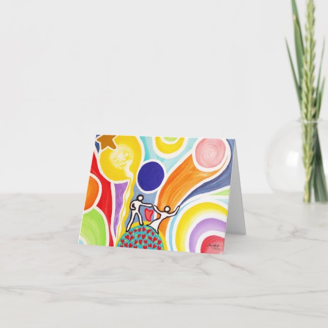 Dansa på månstrålar kort (Framsida)