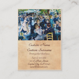 Dansa på Moulinen de la Galette Auguste Renoir Visitkort