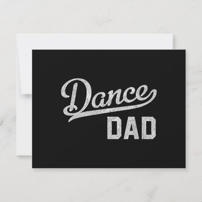 Dansa Pappa Stolt Dansare Far Julkort (Framsida)