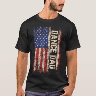 Dansa Pappa Us Amerikansk Flaggdansare Dansande Fa T Shirt