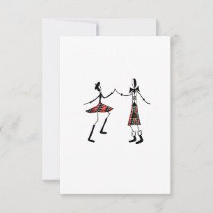 Dansa par platta kort
