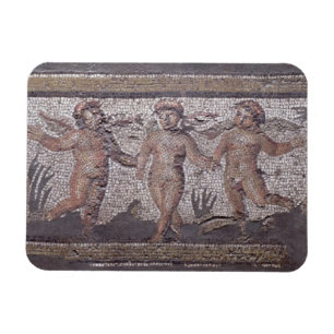 Dansa putti tre medföljt av ett leka magnet