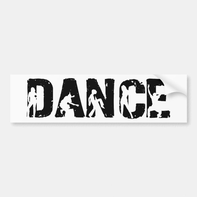 DANSA! Rörare och skakare Bildekal (Framsidan)