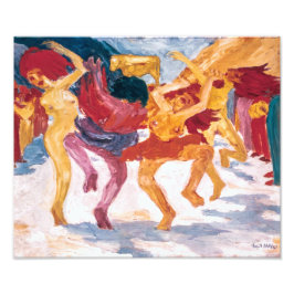 Dansa runt guldkalven | Emil Nolde | Fototryck