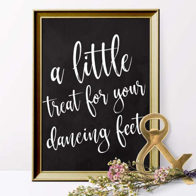 Dansa Shoes Chalkboard 8x10-tecken Poster (Skapare uppladdad)