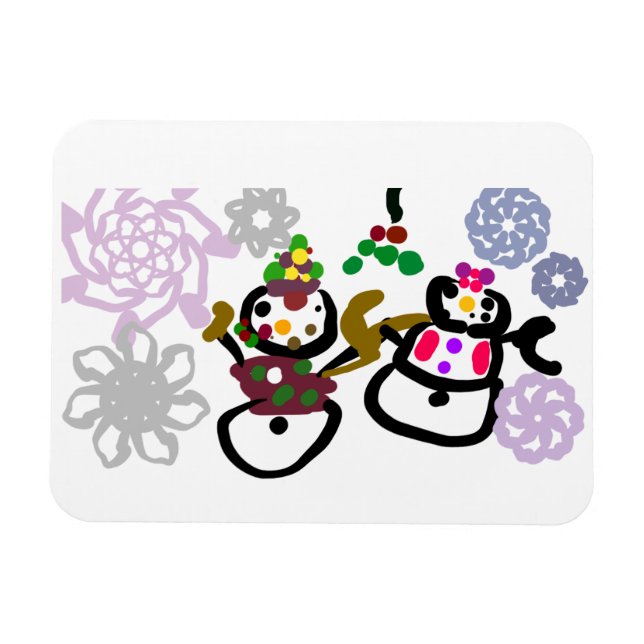Dansa Snorman och Snökvinna Magnet (Horisontell)